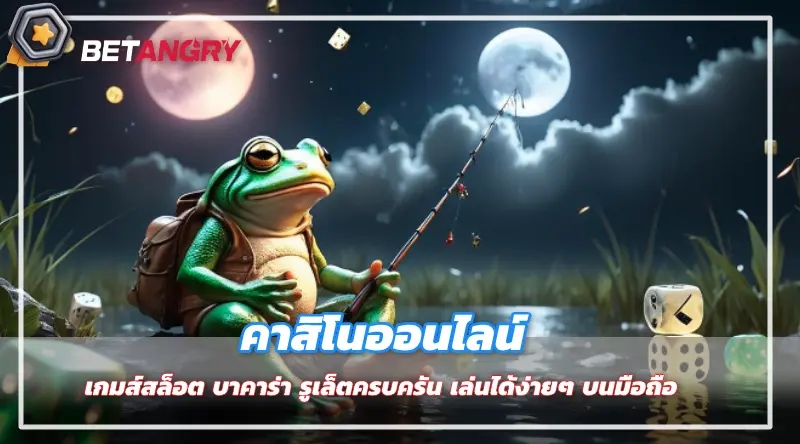 คาสิโนออนไลน์ เกมส์สล็อต บาคาร่า รูเล็ตครบครัน เล่นได้ง่ายๆ บนมือถือ